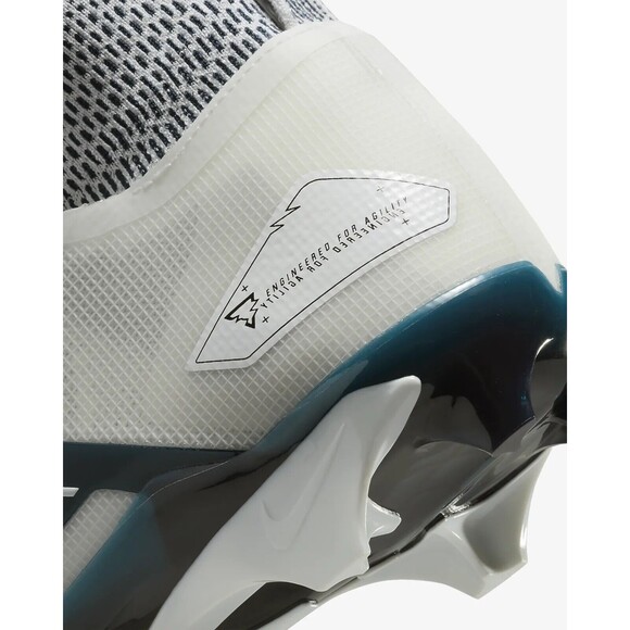 New Nike Alpha Menace Elite 3 White Black College Navy CT6648-102 Men's Sz 9 - Picture 8 of 11